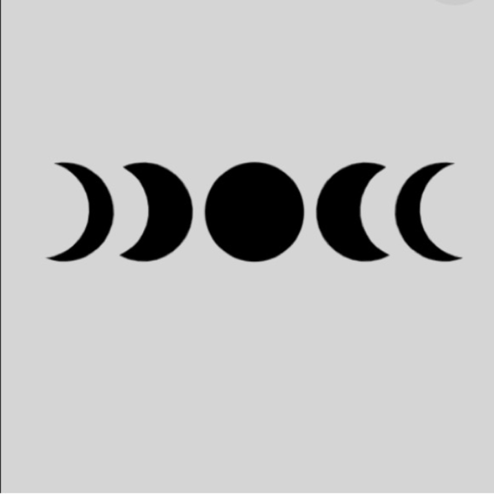 Moon phase decal sticker 12” x 3” 💸 save money add on item $1